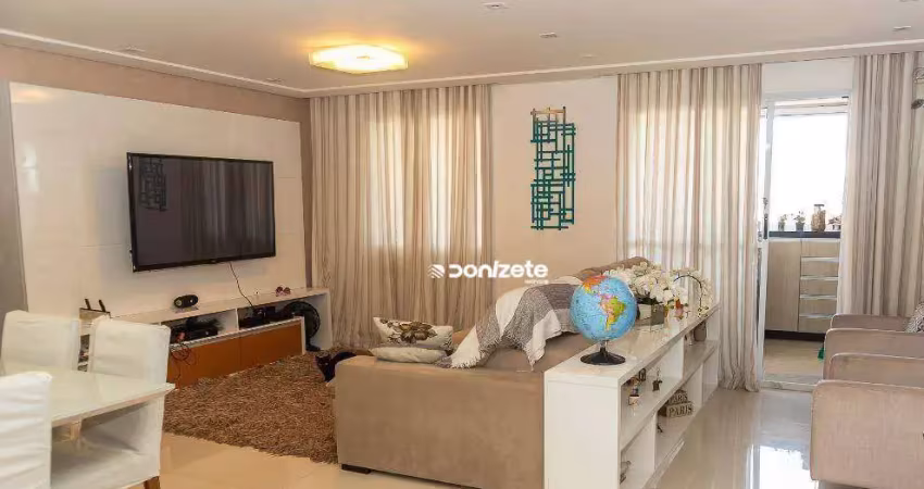 Apartamento com 3 dormitórios à venda, 115 m² por r$ 990.000,00 - vila valparaíso - santo andré/sp