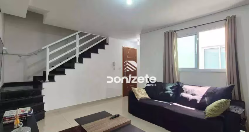 Cobertura com 2 dormitórios à venda, 114 m² por r$ 585.000,00 - vila santa teresa - santo andré/sp