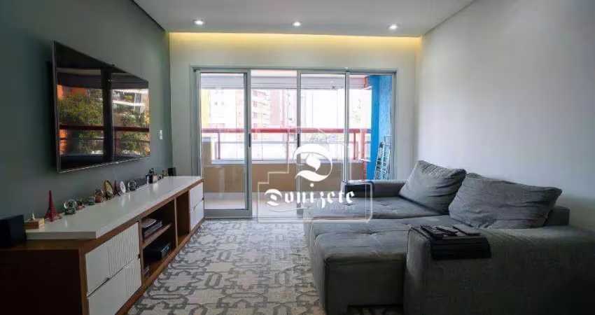 Apartamento com 3 dormitórios à venda, 133 m² por r$ 1.100.000,00 - vila assunção - santo andré/sp
