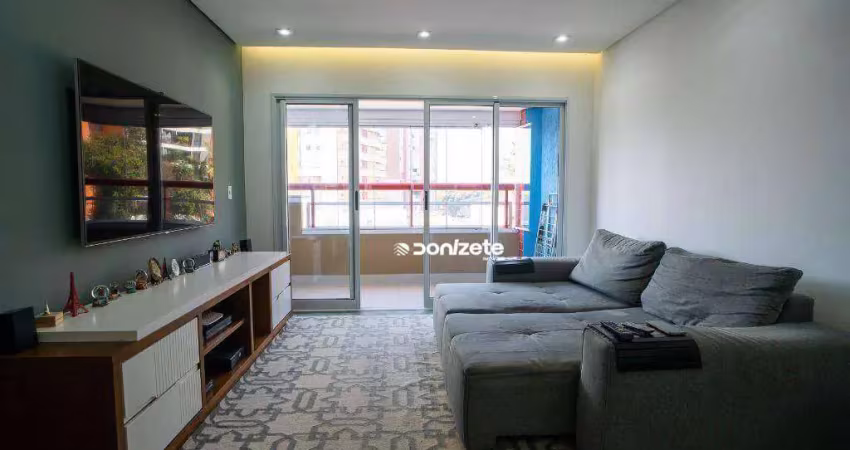 Apartamento com 3 dormitórios à venda, 133 m² por r$ 1.100.000,00 - vila assunção - santo andré/sp