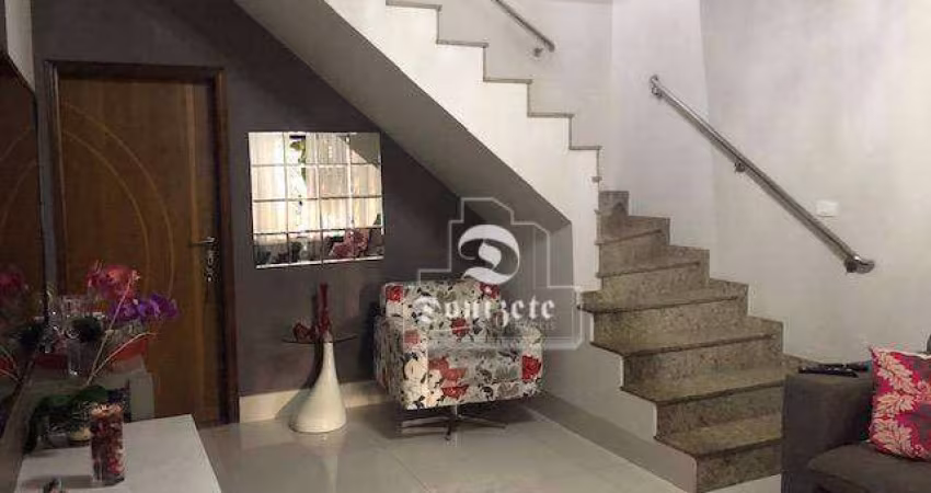 Sobrado com 2 dormitórios à venda, 160 m² por R$ 650.000,00 - Campestre - Santo André/SP