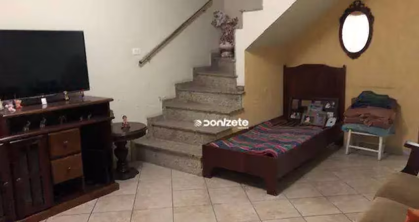 Sobrado com 3 dormitórios à venda, 90 m² por r$ 650.000,00 - campestre - santo andré/sp