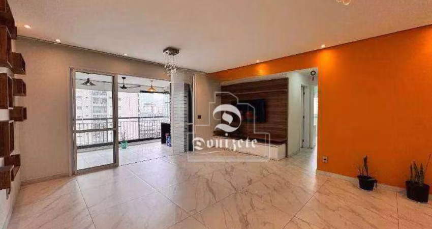 Apartamento com 3 dormitórios à venda, 126 m² por R$ 1.338.000,00 - Jardim Bela Vista - Santo André/SP