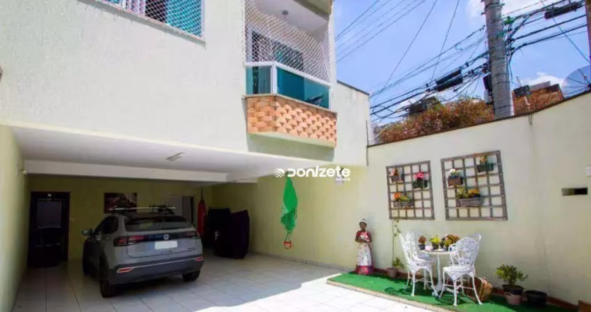 Sobrado com 3 dormitórios, 260 m² - venda por r$ 1.170.000,00 ou aluguel por r$ 6.691,01/mês - campestre - santo andré/sp