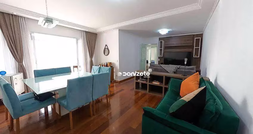 Apartamento com 3 dormitórios à venda, 122 m² por r$ 1.325.000,00 - jardim - santo andré/sp