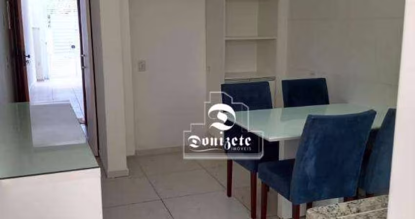 Sobrado com 3 dormitórios para alugar, 90 m² por R$ 3.421,92/mês - Campestre - Santo André/SP