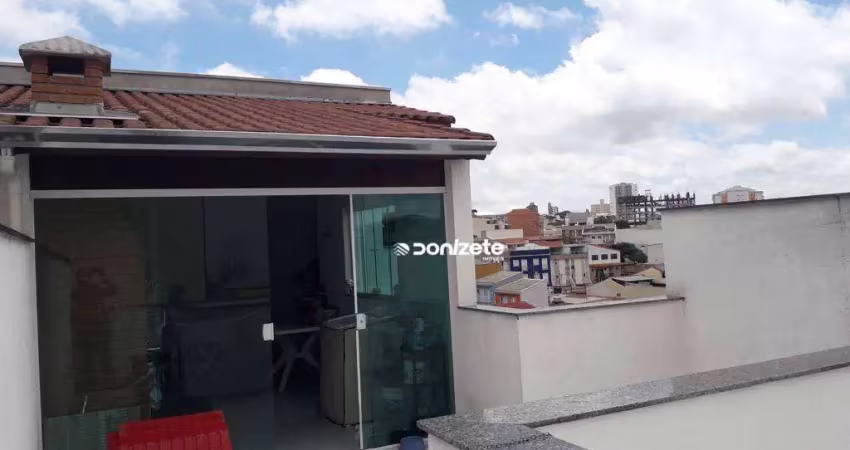 Cobertura com 2 dormitórios à venda, 96 m² por r$ 420.000,00 - parque das nações - santo andré/sp