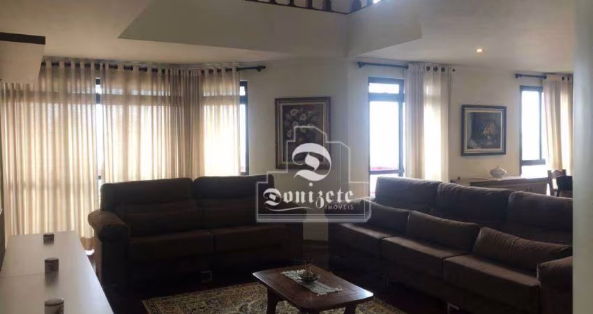 Apartamento Duplex com 5 dormitórios, 300 m² - venda por R$ 1.890.000,00 ou aluguel por R$ 10.700,00/mês - Vila Bastos - Santo André/SP