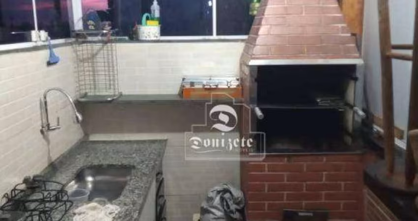 Cobertura com 2 dormitórios à venda, 100 m² por R$ 389.999,90 - Vila Tibiriçá - Santo André/SP