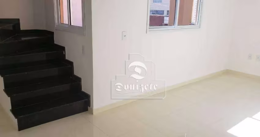 Cobertura com 2 dormitórios à venda, 98 m² por r$ 419.999,90 - vila camilópolis - santo andré/sp