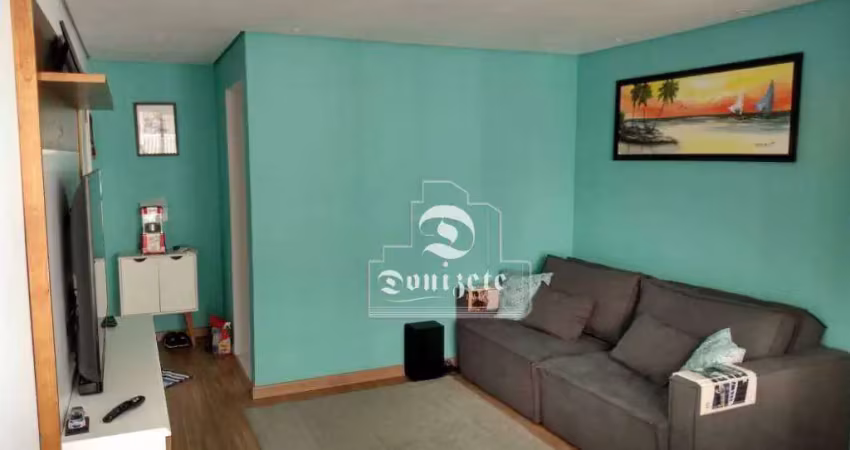Apartamento com 3 dormitórios à venda, 67 m² por r$ 445.000,00 - vila homero thon - santo andré/sp