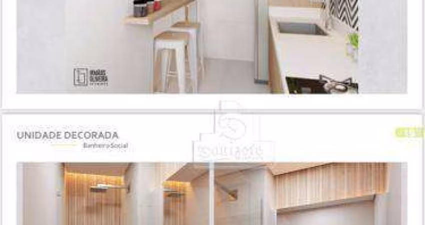 Apartamento com 2 dormitórios à venda, 50 m² por R$ 385.000,00 - Vila Curuçá - Santo André/SP