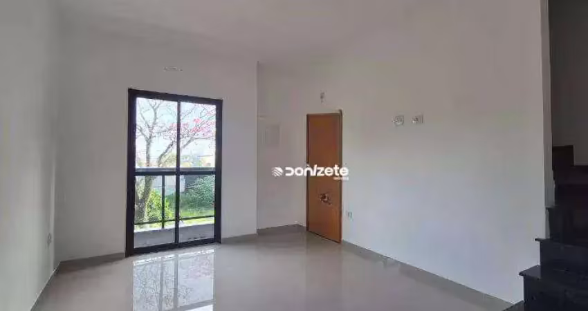 Cobertura com 2 dormitórios à venda, 90 m² por r$ 480.000,00 - vila assunção - santo andré/sp