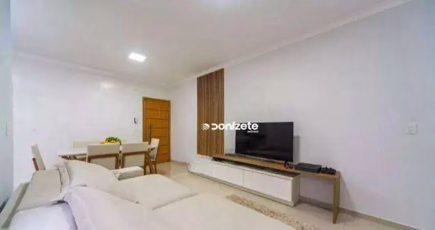 Apartamento com 3 dormitórios à venda, 79 m² por r$ 449.000,00 - vila pires - santo andré/sp