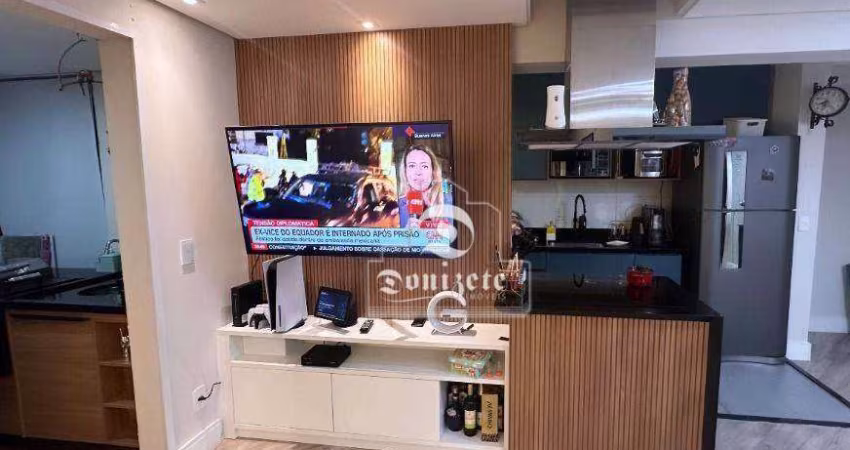 Apartamento com 2 dormitórios à venda, 60 m² por R$ 524.000,00 - Vila Pires - Santo André/SP
