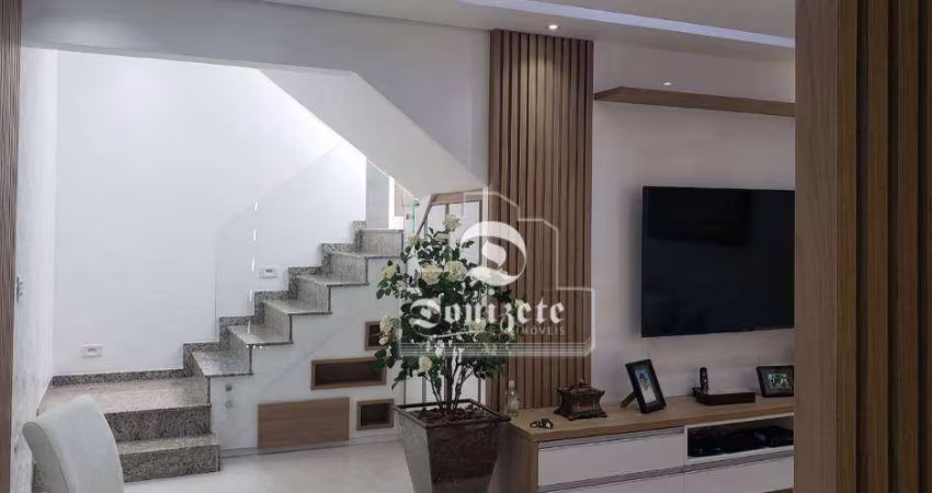 Sobrado com 3 dormitórios à venda, 140 m² por R$ 899.999,98 - Vila Pires - Santo André/SP