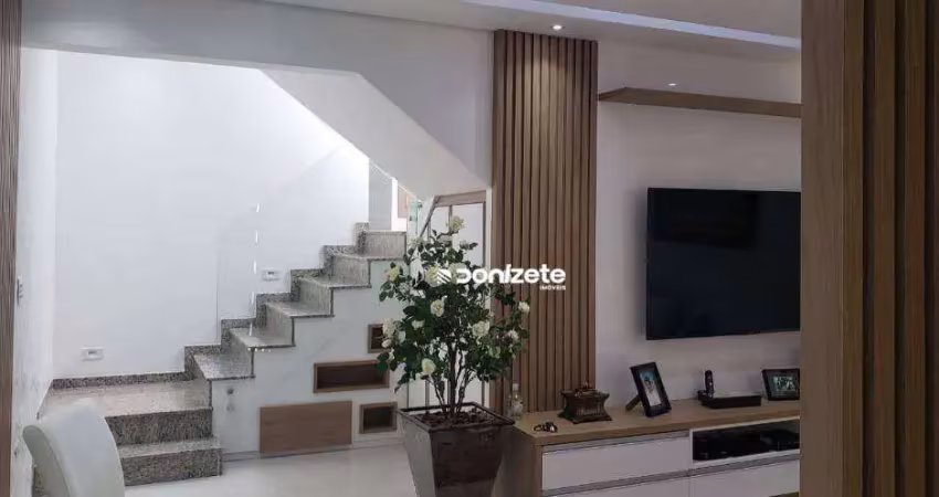 Sobrado à venda, 140 m² por r$ 888.999,99 - vila pires - santo andré/sp