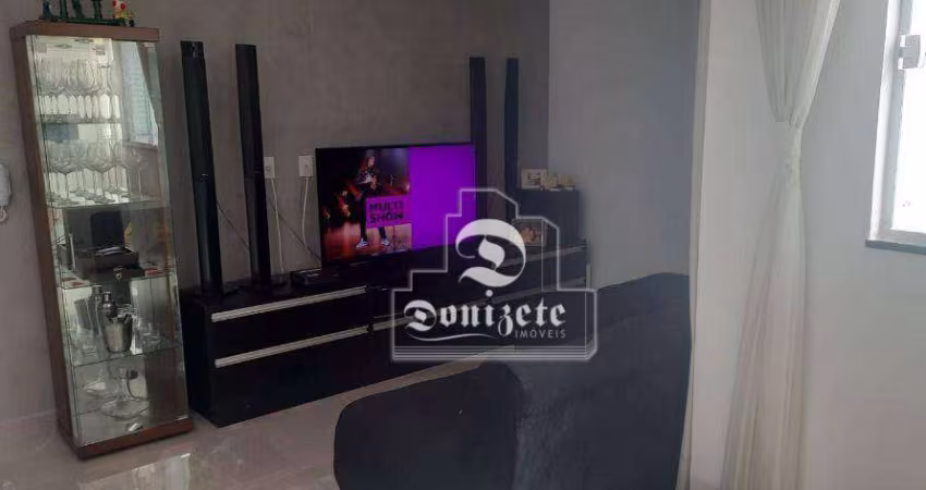 Cobertura com 3 dormitórios à venda, 140 m² por R$ 640.000,00 - Vila Pires - Santo André/SP
