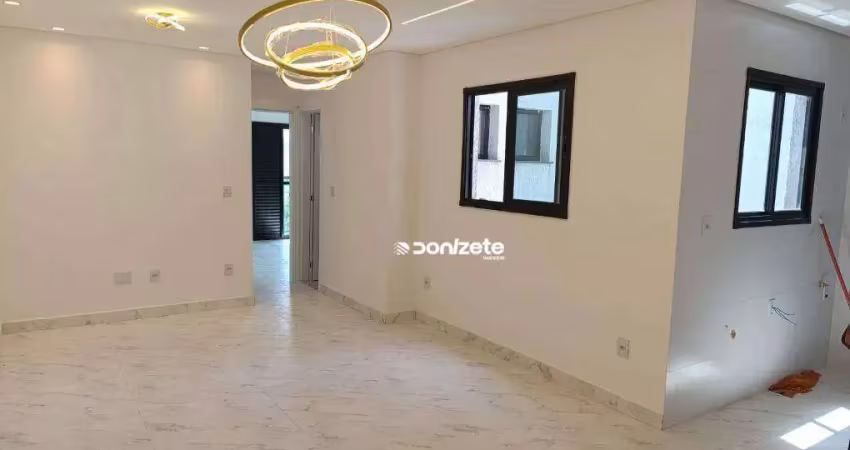 Cobertura com 2 dormitórios à venda, 120 m² por r$ 650.000,00 - vila pires - santo andré/sp