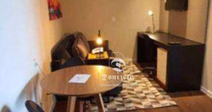 Flat com 1 dormitório à venda, 45 m² por R$ 235.000,00 - Vila Bastos - Santo André/SP