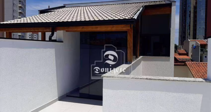 Cobertura com 2 dormitórios à venda, 120 m² por R$ 613.999,90 - Jardim Bela Vista - Santo André/SP