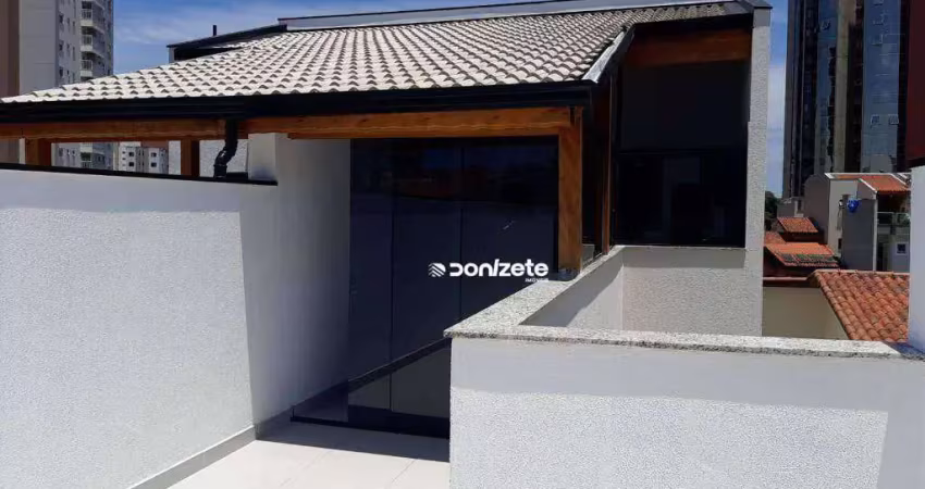 Cobertura com 2 dormitórios à venda, 120 m² por r$ 613.999,90 - jardim bela vista - santo andré/sp