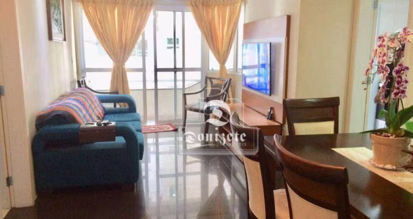 Apartamento com 3 dormitórios à venda, 110 m² por R$ 732.000,00 - Vila Valparaíso - Santo André/SP