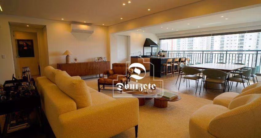 Apartamento com 4 dormitórios à venda, 227 m² por R$ 3.850.000,00 - Vila Gilda - Santo André/SP