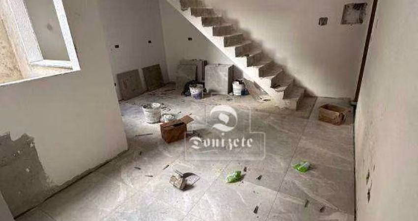 Cobertura com 2 dormitórios à venda, 112 m² por R$ 415.000,00 - Vila Humaitá - Santo André/SP