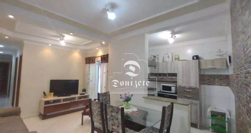 Apartamento com 3 dormitórios à venda, 72 m² por R$ 450.000,00 - Paraíso - Santo André/SP