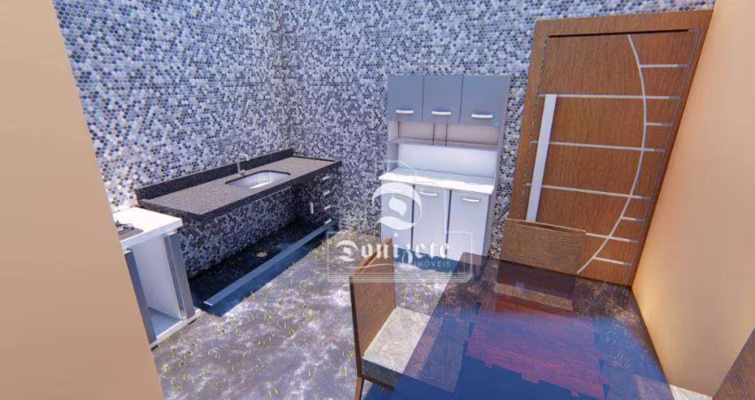 Cobertura com 2 dormitórios à venda, 110 m² por R$ 880.000,00 - Vila América - Santo André/SP