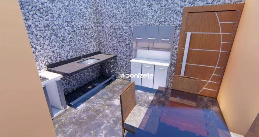 Cobertura com 2 dormitórios à venda, 110 m² por r$ 880.000,00 - vila américa - santo andré/sp