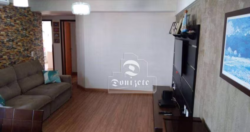 Apartamento com 3 dormitórios à venda, 106 m² por R$ 680.000,00 - Vila Valparaíso - Santo André/SP