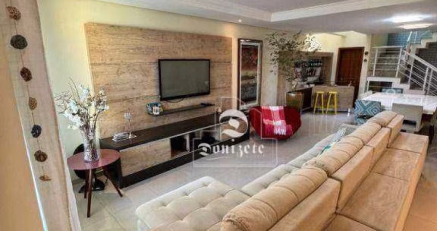 Sobrado com 3 dormitórios à venda, 217 m² por R$ 1.100.000,00 - Vila Scarpelli - Santo André/SP