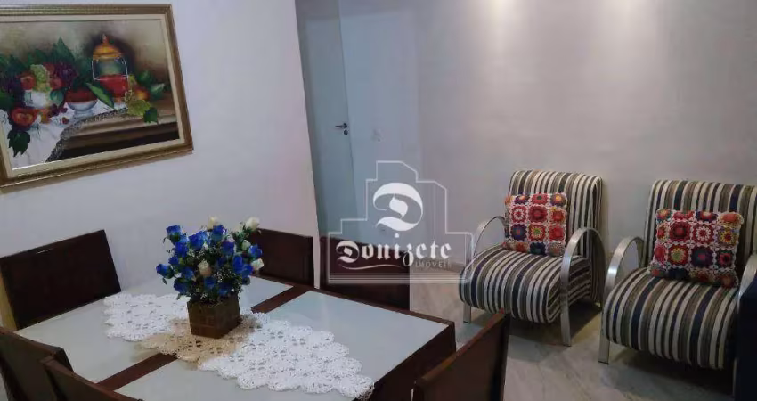Apartamento com 3 dormitórios à venda, 67 m² por r$ 449.999,90 - vila homero thon - santo andré/sp