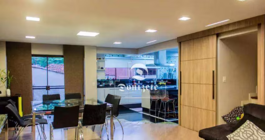 Sobrado com 3 dormitórios à venda, 262 m² por r$ 1.179.000,00 - vila alzira - santo andré/sp