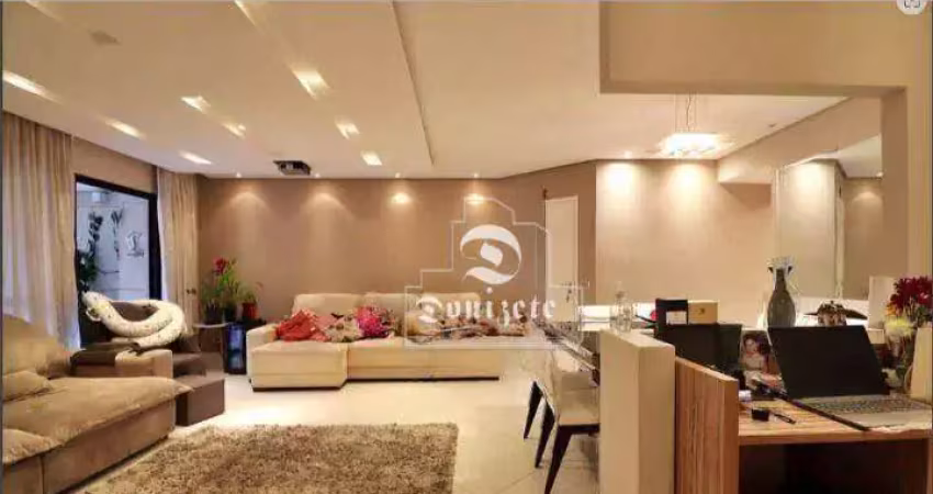 Apartamento com 2 dormitórios, 119 m² - venda por r$ 1.300.000,00 ou aluguel por r$ 8.008,00/mês - jardim - santo andré/sp