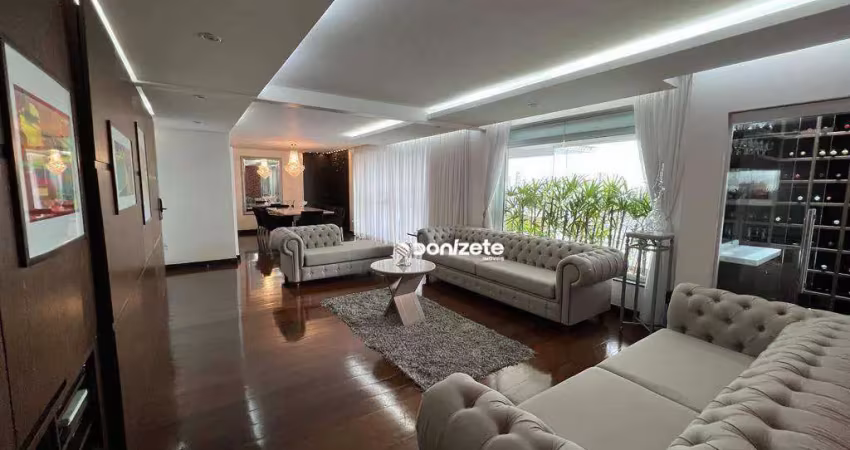 Apartamento com 3 dormitórios à venda, 227 m² por r$ 3.580.000,00 - jardim - santo andré/sp
