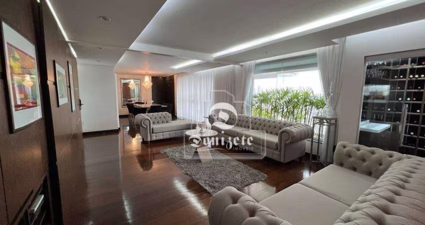Apartamento com 3 dormitórios à venda, 227 m² por R$ 3.200.000,00 - Jardim - Santo André/SP