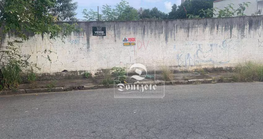 Terreno à venda, 194 m² por r$ 375.000,00 - casa branca - santo andré/sp