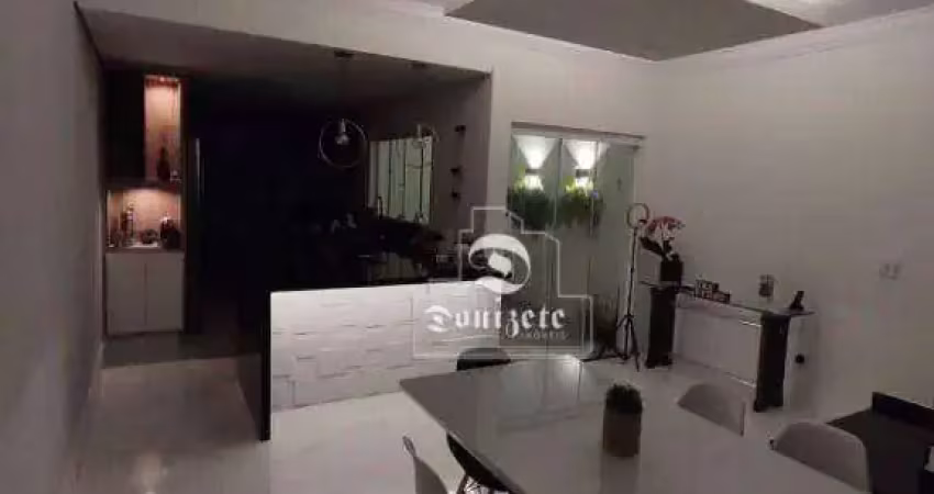 Sobrado com 3 dormitórios à venda, 211 m² por r$ 900.000,00 - jardim milena - santo andré/sp