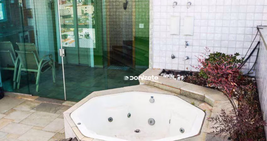Cobertura com 4 dormitórios à venda, 258 m² por r$ 1.450.000,00 - vila bastos - santo andré/sp