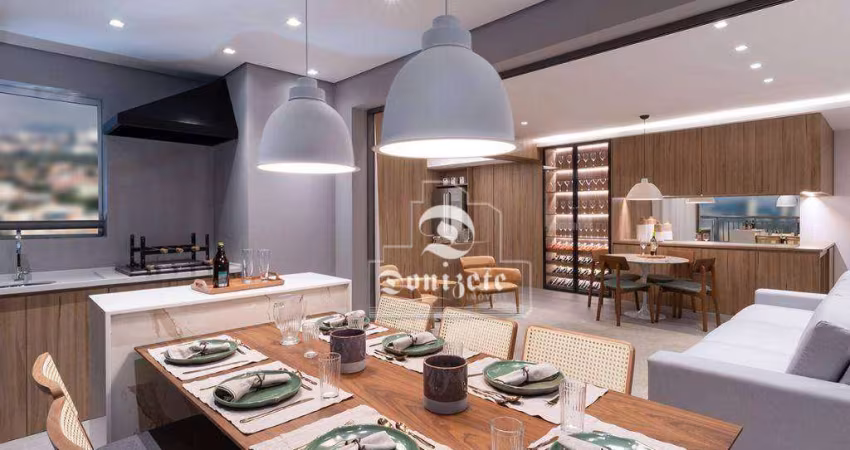 Apartamento com 3 dormitórios à venda, 165 m² por R$ 1.920.000,00 - Vila Gilda - Santo André/SP