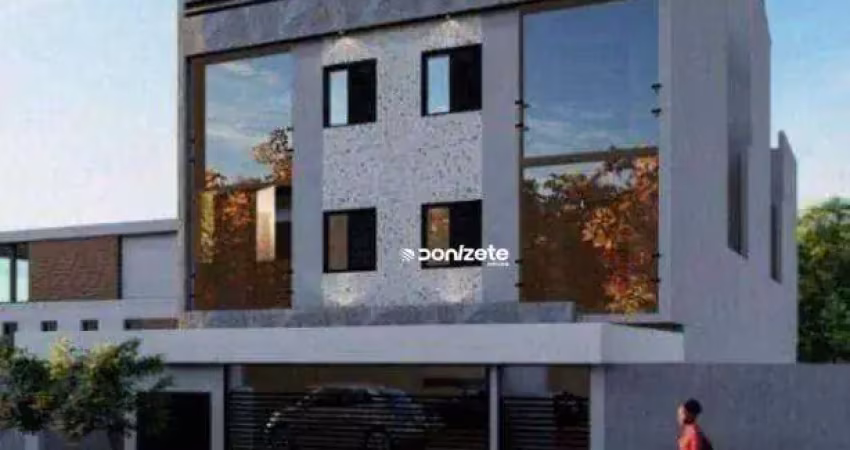 Cobertura com 2 dormitórios à venda, 100 m² por r$ 410.000,00 - jardim ana maria - santo andré/sp