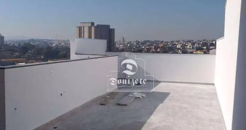 Cobertura com 2 dormitórios à venda, 100 m² por R$ 419.999,00 - Jardim das Maravilhas - Santo André/SP