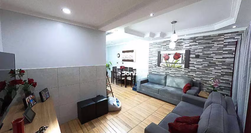 Casa com 2 dormitórios à venda, 150 m² por r$ 670.000,00 - vila lutécia - santo andré/sp