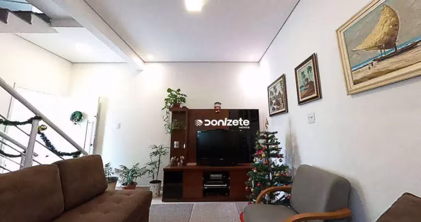Sobrado à venda, 90 m² por r$ 555.000,00 - jardim santo alberto - santo andré/sp