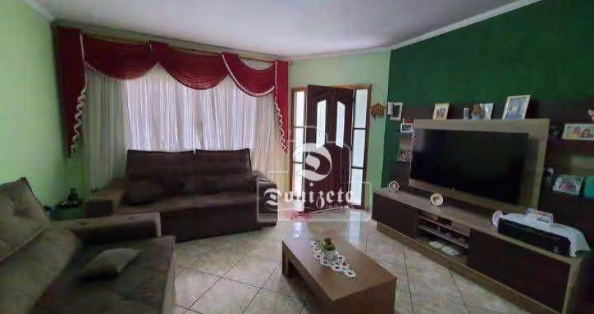 Sobrado com 3 dormitórios à venda, 263 m² por R$ 749.990,00 - Jardim Rina - Santo André/SP