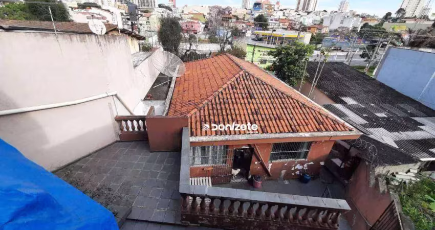 Terreno à venda, 344 m² por r$ 1.100.000,00 - jardim - santo andré/sp