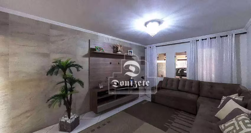 Sobrado com 4 dormitórios à venda, 202 m² por r$ 729.990,99 - jardim santo alberto - santo andré/sp